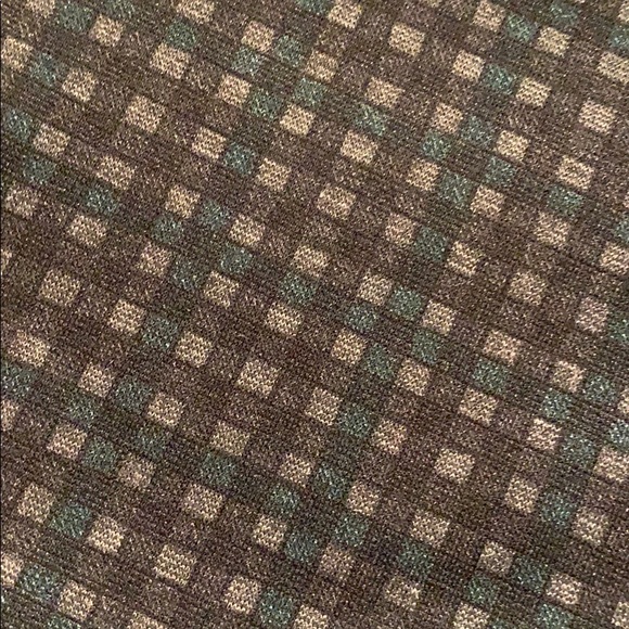 Aqua checked pattern pants - Picture 3 of 3
